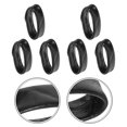 thumbnail image 5 of CIMAXIC 6Pcs Watchband Ring Genuine Leather Watchband Loop Flexible Watch Strap Ring Watch Loop,0.87"X0.39"X0.2", 5 of 5