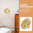 thumbnail image 4 of Houderco Portavelas Metálico Dorado Para Pared Ideal Para Estudio Y Oficina, 4 of 6
