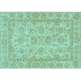 thumbnail image 1 of Ahgly Company Indoor Rectangle Oriental Light Blue Traditional Area Rugs, 4' x 6', 1 of 4