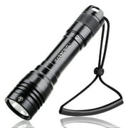 Garberiel 2000Lumens LED Underwater Diving Light, Scuba Diving Flashlight Torch (328FT)