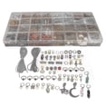 thumbnail image 1 of Ensemble de bijoux pour dreadlocks, perles en alliage, manchettes, anneaux, bobines, pendentifs pour cheveux tressés, décoration, 1 of 4
