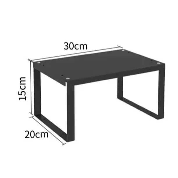 Estantes de gabinete de metal Organizadores Estante de capas para encimera de cocina Estante de almacenamiento de escritorio Suministros de almacenamiento de mostrador Organizador de cocina