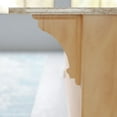 thumbnail image 5 of Ekena Millwork 2 1/2"W x 8"D x 12"H Extra Large Thompson Wood Bracket, Red Oak (2-Pack), 5 of 5