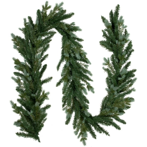 Northlight Real Touch™️ Blue Spruce Artificial Christmas Garland - 9' x 14" - Unlit