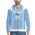 thumbnail image 1 of 2022 Qatar Football World Cup Zip Hooded Sweater Netherlands Spain Brazil Fans Cheering Jacket, 1 of 5
