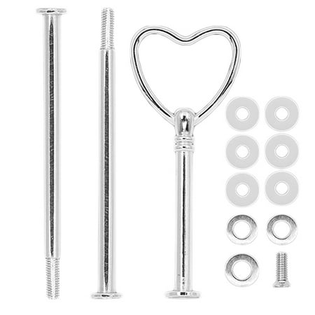 

ZEAVAN Multi-Style 2 Or 3 Tier Plate Handle Fitting Hardware Rod Tool Cake Plate Stand
