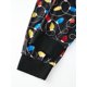 thumbnail image 5 of Conjunto de pijamas navideños familiares a juego con estampado de luces de guirnalda de letras. Pijamas de vacaciones para papá, mamá y niños., 5 of 9