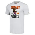thumbnail image 2 of Men's Homage Kevin Durant Ash Phoenix Suns Caricature Tri-Blend T-Shirt, 2 of 3