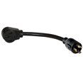 thumbnail image 2 of Valterra A10-G30350VP Mighty Cord 12" Generator Adapter Cord - 3-Prong, 30AM to 50AF, 2 of 3