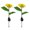 Z_Yellow, variant on Huayishang Yard Decorations Outdoor Clearance, Beaded Dream Garden Stakes Garden Decor Outdoor Gifts for Children Garden Decor Green