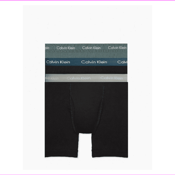 Calvin Klein Men's NU2666926 Cotton Stretch 3-Pack Boxer Brief Size S