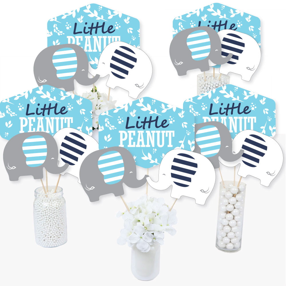 baby shower elephant table decorations