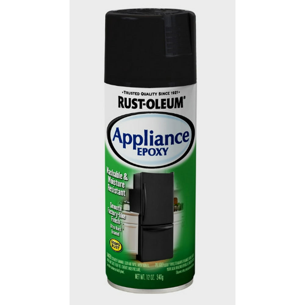 RustOleum Specialty Black Appliance Epoxy For Metal Stops Rust 12oz