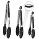 thumbnail image 1 of Eddeas Pinzas De Cocina Con Puntas De Silicona Pinzas Para Cocinar Pinzas De Bloqueo De Acero Inoxidable Resistentes Al Calor De 600 Grados - Pinzas De Silicona De 7, 9 Y 12 Pulgadas, Antiadherentes,, 1 of 7