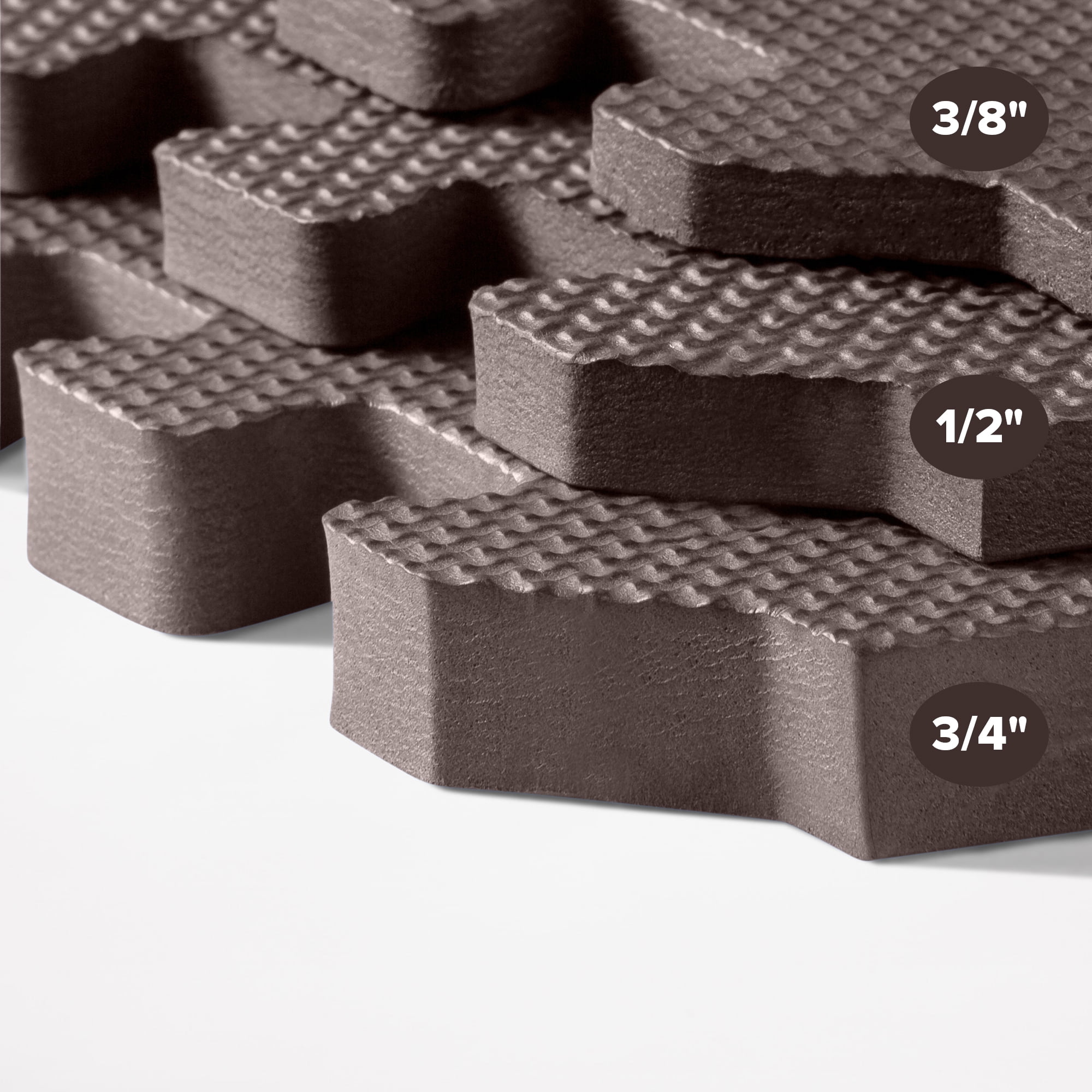 We Sell Mats – ½ Inch Thickness Multipurpose EVA Foam Floor Toles – Interlocking Floor Mat for Indoor Gym, Playroom, and Home Use