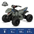 thumbnail image 4 of Power Wheels Jurassic World Dino Racer 12V Ride On Vehicle, 4 of 8