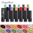 thumbnail image 4 of Black Lipstick Halloween Matte Waterproof Lipgloss Long Lasting Sexy Velvet Green Lipsticks Non-stick Cup Party Makeup Cosmetics, 4 of 5