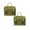 A251 B A 2Pack, variant on 2Pcs Garden 9x6x5.5 Inch Shaped PP Picnic With Lid & Handle Button Closure Wicker Suitcase For Organizing Storage Storage Containers
