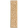 thumbnail image 1 of Liora Manne TERR8179422 Wilton Woven Terrace Scroll Vine 100 Percent Polypropylene Rug, Camel - 23 in. x 7 ft. 6 in., 1 of 2