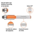thumbnail image 2 of Broca para router, corte recto, 3/8' con balero, 2 of 3