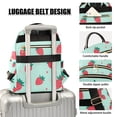 thumbnail image 3 of FORMRS Mini Backpack Purse for Women Travel Daypack Casual Shoulder Bag, Green Strawberry, 3 of 7