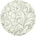 thumbnail image 3 of SAFAVIEH Soho Hunter Floral Wool Area Rug, Blue/Ivory, 3'6" x 5'6", 3 of 8