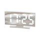thumbnail image 2 of Reloj Despertador digital mayimx con carga USB, función de repetición, pantalla curva regulable, blanco, 2 of 3
