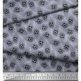 thumbnail image 3 of Soimoi Cotton Cambric Fabric Text & Football Sports Decor Fabric Printed Yard 42 Inch Wide, 3 of 3