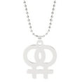 thumbnail image 1 of Stainless Steel Pendant Necklace Hollow Clavicle Chain Neck Chain (Women Style), 1 of 8