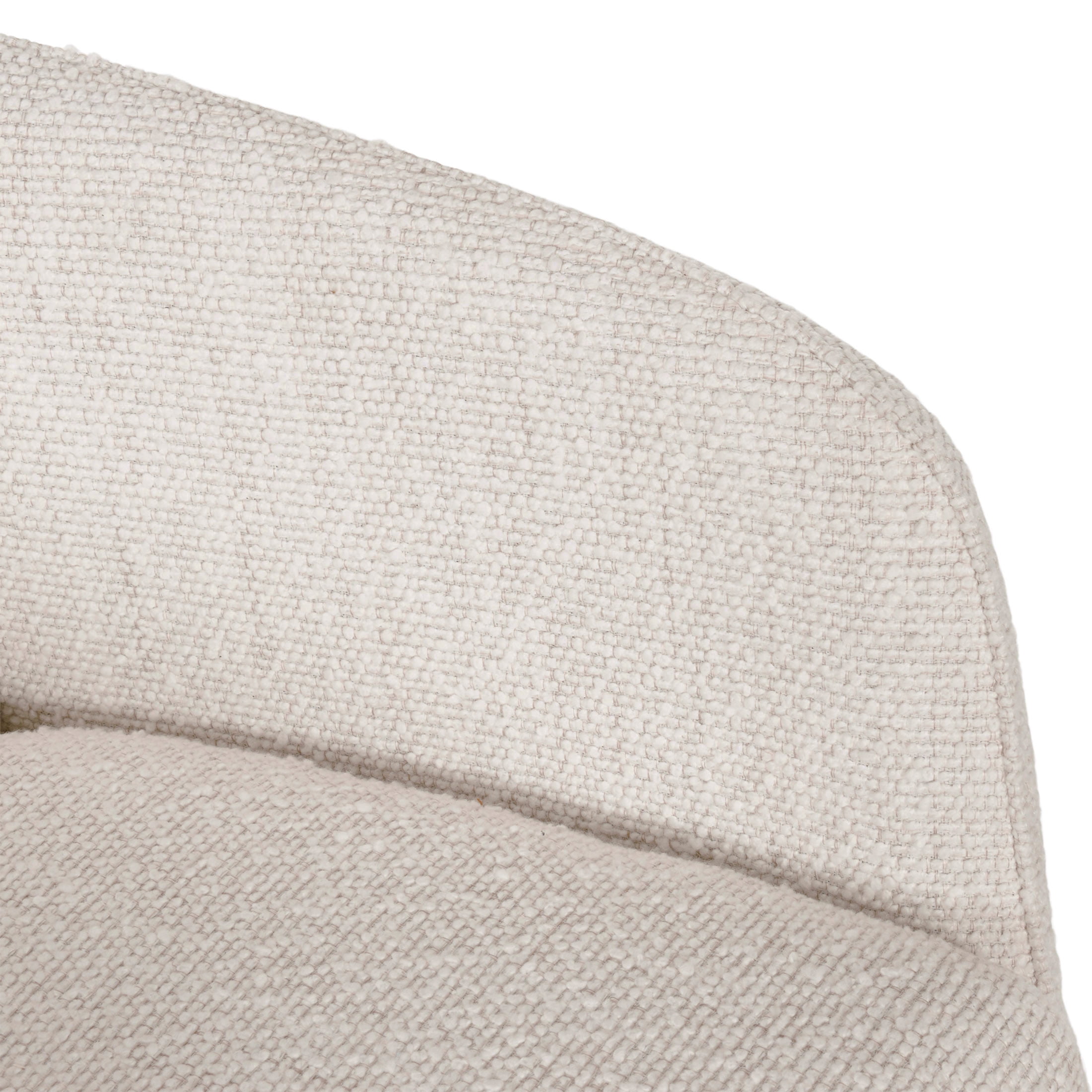 Better Homes & Gardens Juliet Office Chair, Ivory Boucle and Matte Black