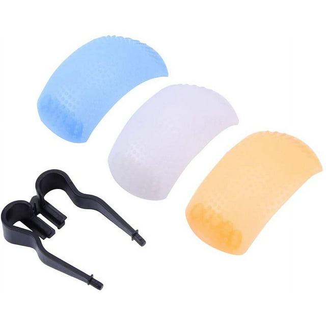 YISITIAN 3 in 1 up Flash Diffuser Cover for DSLR SLR Cameras, Even Density Exposures, Soft Wrap Around Light, Reduce Shadows CA919-7281