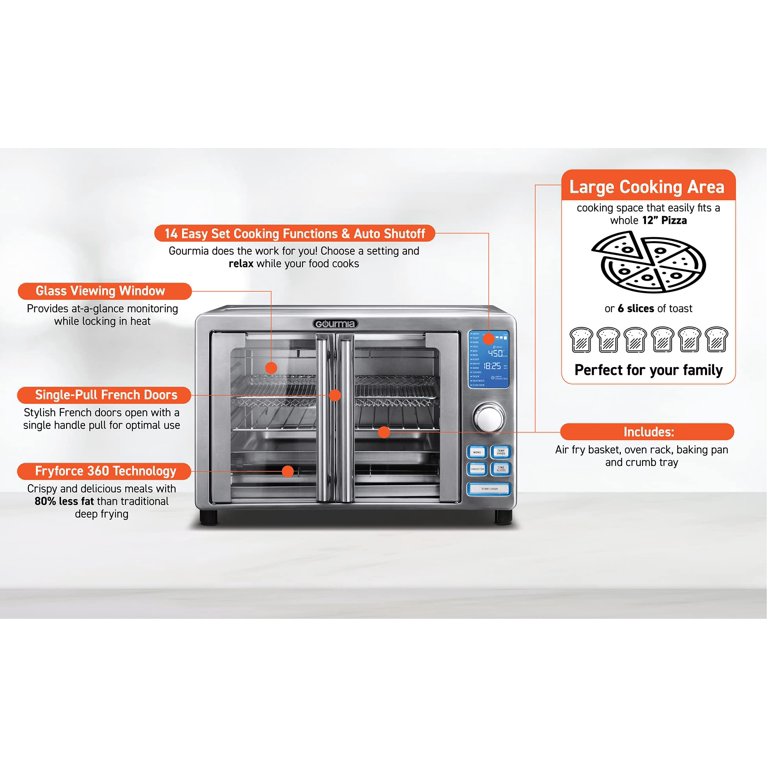Gourmia GTF7520 Toast Oven Air Fryer : Home & Kitchen 