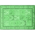 thumbnail image 1 of Ahgly Company Indoor Rectangle Persian Emerald Green Traditional Area Rugs, 4' x 6', 1 of 4