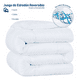 thumbnail image 2 of Edredón Matrimonial 223*195cm Cobertor Esquimal Acolchonado BLANCO, 2 of 5