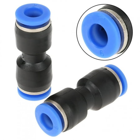 

Pu Straight Push Connector Tube Pneumatic Push Connector OD 1/4 For Sealing Performance 0 To 60°C