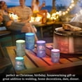 thumbnail image 4 of Yayeee Flameless Candles with Remote Flickering Battery Operated Multi Color Changing, Glowing Jellyfish, 4 of 7
