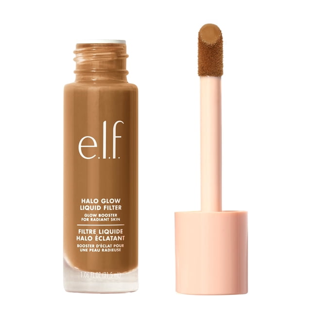 Filtro líquido Complexion Booster e.l.f. Halo Glow 5.5, tamaño medio/bronceado