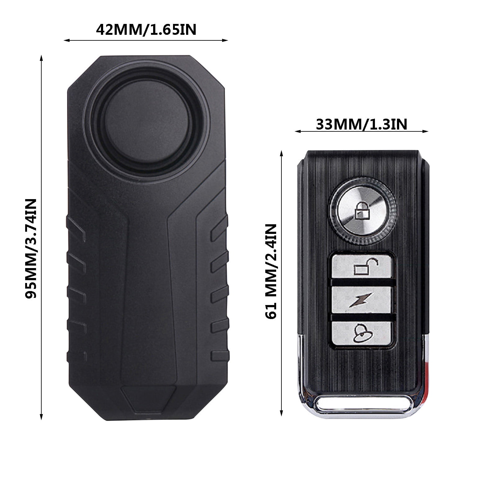 Cadorn Wireless Bike Anti-Theft Alarm – Smart Bicycle Security System with Motion Detection, Remote Alert & Loud Siren for Bike Theft Prevention