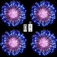 thumbnail image 2 of Cocomy Led Copper Wire Firework Lights Starburst String Lights 8 Modes Battery Operated Fairy Lights with Remote Christmas Decorative Hanging Lights, 2 of 6
