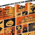 thumbnail image 3 of Patchwork Halloween Pattern Shower Curtain 36"x72" ,Bathroom Decorative Shower Curtains Set with 12 Hooks,Modern Waterproof Washable Shower Curtain, 3 of 6
