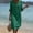 *Army Green, variant on ClodeEU Women's V Neck Short Sleeve Flutter Sleeve Button Midi Dress with Pockets,Solid Color Casual Loose Fit Summer Dress Army Green,Women's Plus L