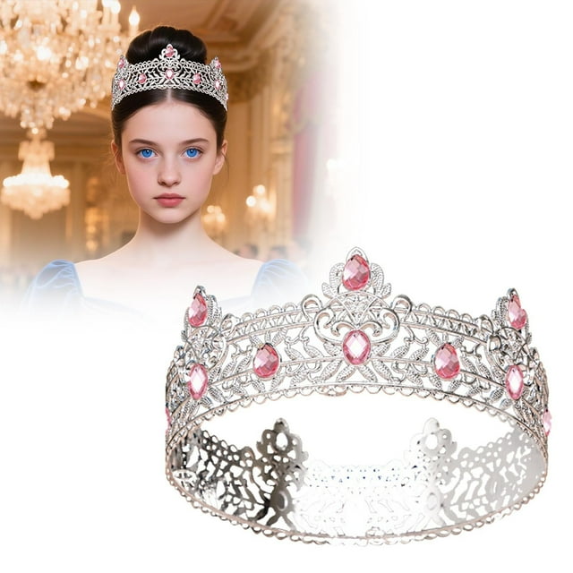 Chaîne de Tête Dorée Élégante avec Couleur Ronde pour Femmes Filles Enfants Célébrations de Fête