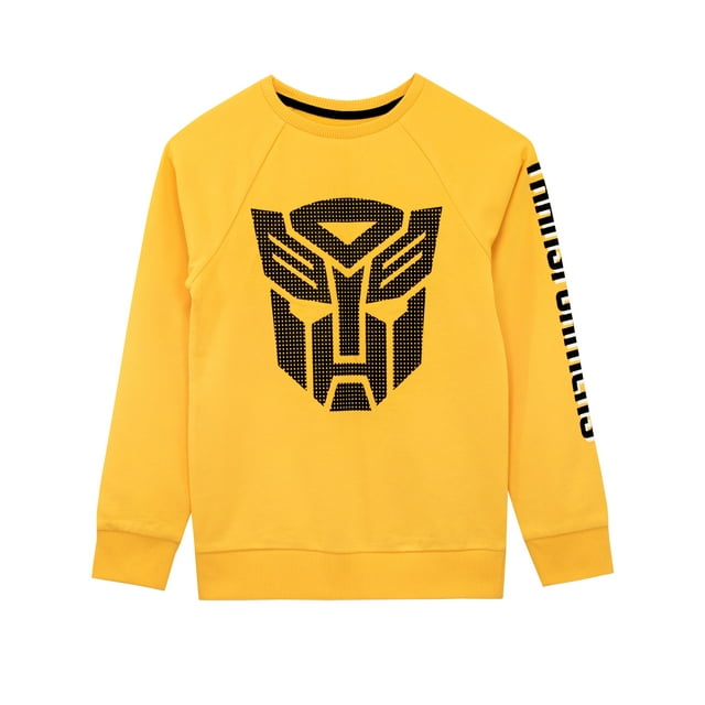 Transformers Boys Sweater Yellow Sizes 514