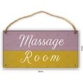 thumbnail image 2 of Massage Room Wooden Door Signs Decorative Hanging Signs, Farmhouse Decor Sign Retro Decorative Wooden Signs Craft Wooden Wall Decorations Home Creative Wooden Crafts (12"X6"), 2 of 6