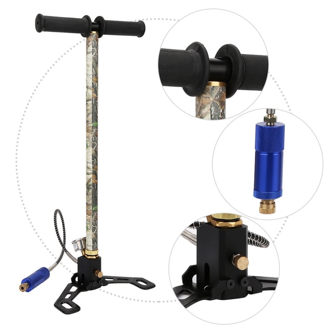30MPa Stainless Steel Hand Operated Inflator Pump High Pressure Compressor for Diving Oxygen Cylinder