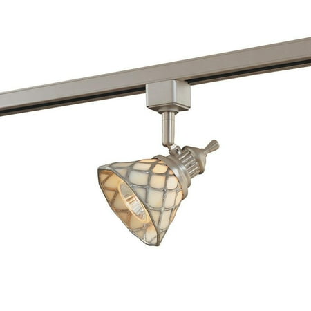 Hampton Bay Linear Track Fixture Brushed Steel With Tiffany Shade Hampton Bay Linear Track Fixture Brushed Steel With Tiffany Shade