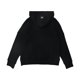 thumbnail image 3 of (Recomendación de producto nuevo de 2023) Jersey con capucha con estampado de letras de humo ANGELS, sudadera holgada informal para hombres y mujeres con pechoNegro, 3 of 5