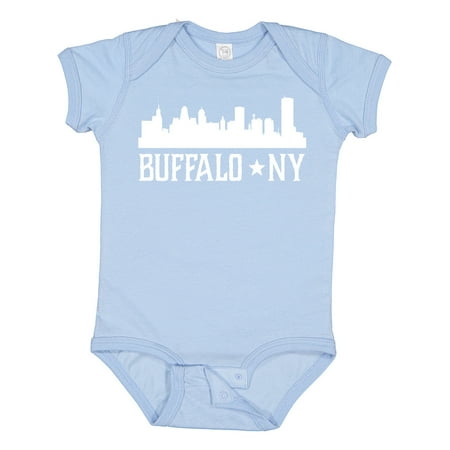 

Inktastic Buffalo New York NY Cities Skyline Gift Baby Boy or Baby Girl Bodysuit