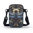 thumbnail image 2 of HELLHERO Women Shoulder Bag for Women Casual Travel Ornate Dragonfly Bloom Cross Body Purse 2 Layers, 2 of 7