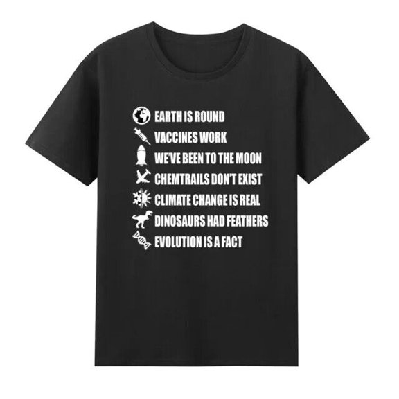Sam Soft The Earth Is Round Vaccines Do Work Conspiracy Theorist Saying T-Shirt